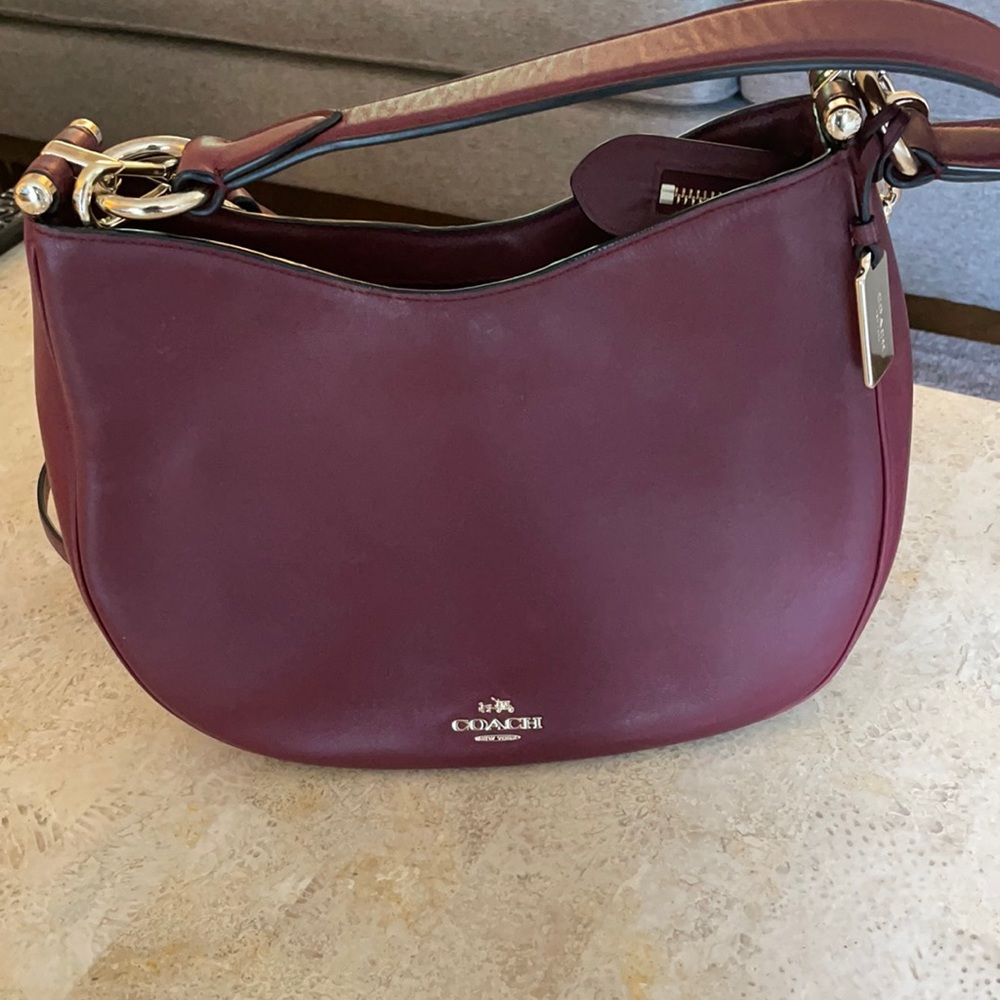 COACH Nomad Mae Leather Crossbody